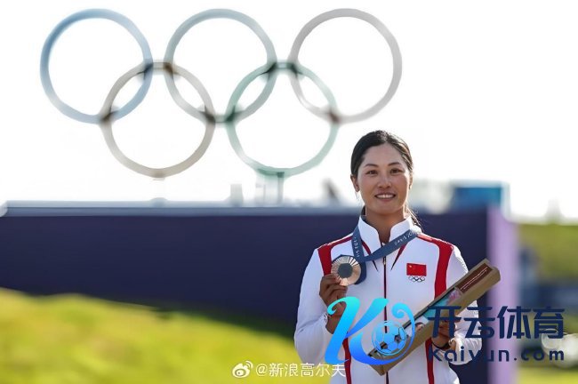 林希妤取得巴黎奥运会女子高尔夫季军（图片来悔改浪高尔夫）