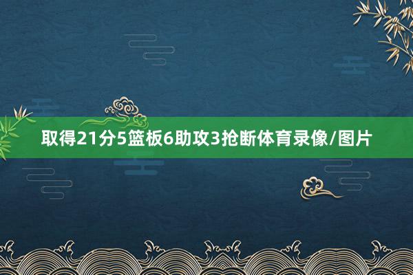 取得21分5篮板6助攻3抢断体育录像/图片