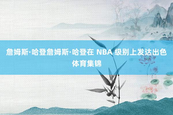 詹姆斯·哈登詹姆斯·哈登在 NBA 级别上发达出色体育集锦
