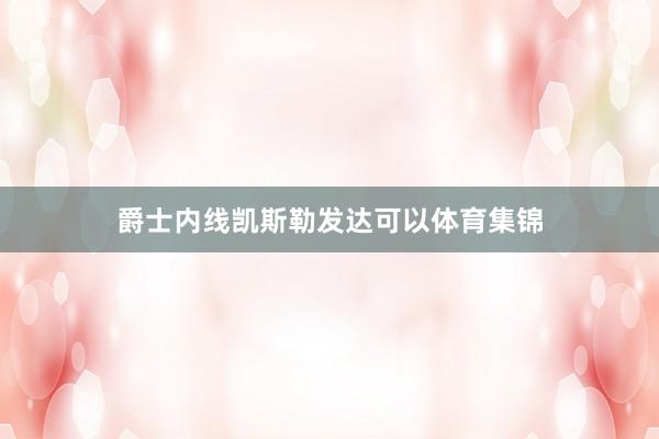 爵士内线凯斯勒发达可以体育集锦