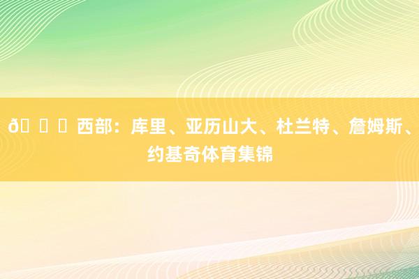 🌟西部：库里、亚历山大、杜兰特、詹姆斯、约基奇体育集锦