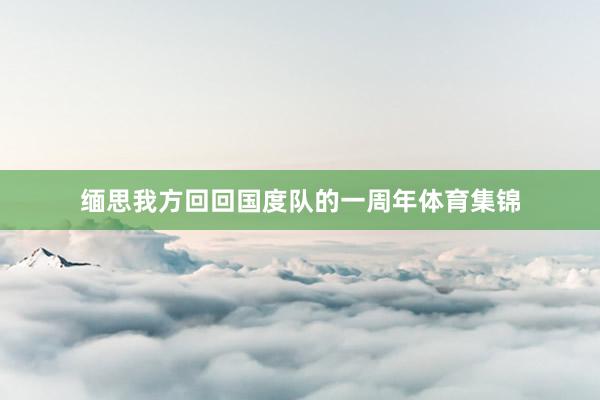 缅思我方回回国度队的一周年体育集锦