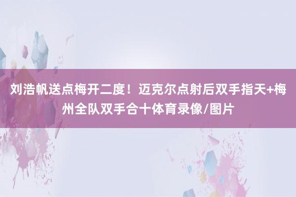 刘浩帆送点梅开二度！迈克尔点射后双手指天+梅州全队双手合十体育录像/图片