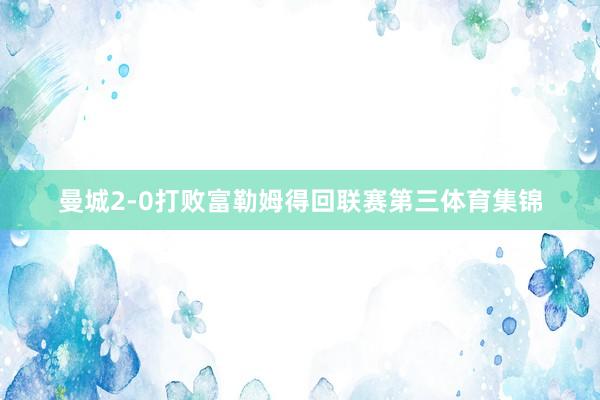 曼城2-0打败富勒姆得回联赛第三体育集锦