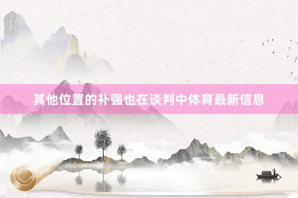 其他位置的补强也在谈判中体育最新信息