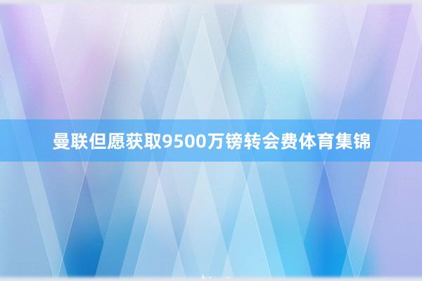 曼联但愿获取9500万镑转会费体育集锦