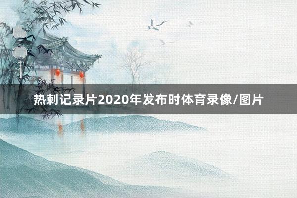 热刺记录片2020年发布时体育录像/图片