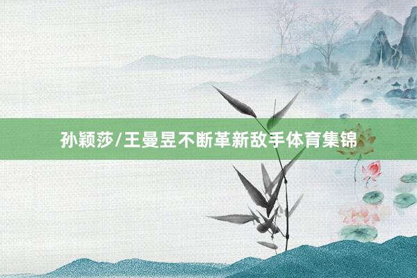 孙颖莎/王曼昱不断革新敌手体育集锦