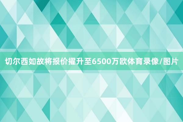 切尔西如故将报价擢升至6500万欧体育录像/图片