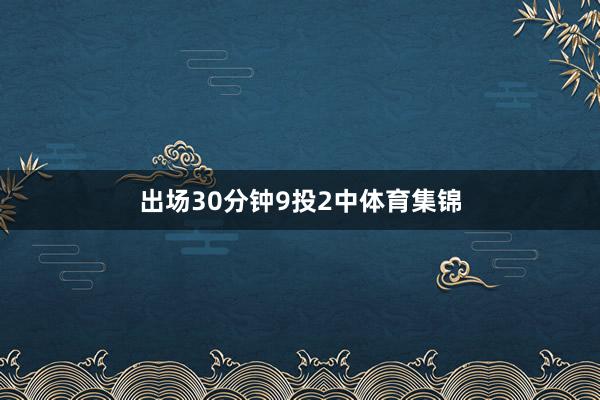 出场30分钟9投2中体育集锦