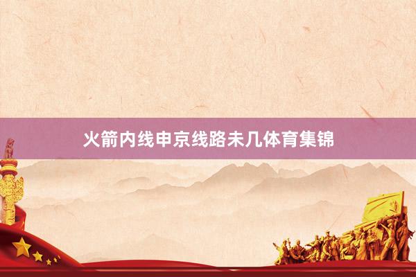 火箭内线申京线路未几体育集锦