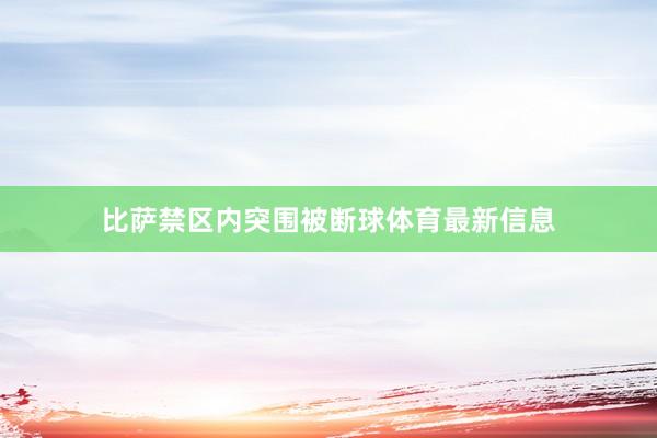 比萨禁区内突围被断球体育最新信息