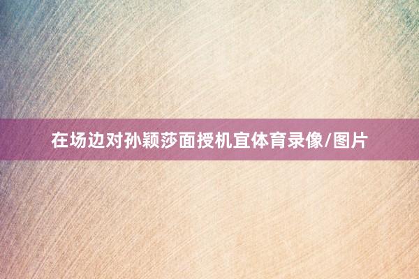 在场边对孙颖莎面授机宜体育录像/图片