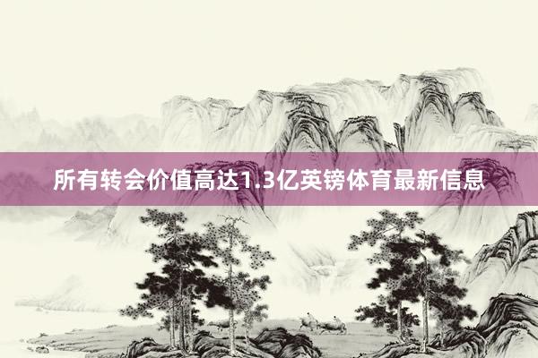 所有转会价值高达1.3亿英镑体育最新信息